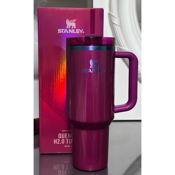 STANLEY QUENCHER H2.O FLOWSTATE 40OZ TUMBLER, BERRY TRUFFLE - Picture 1 of 5